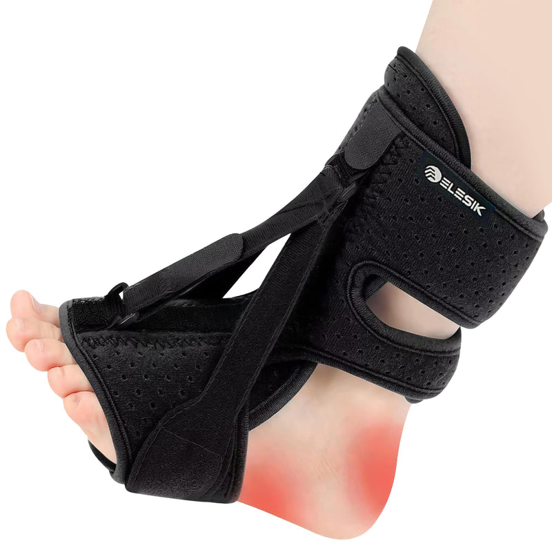 Plantar Fasciitis Night Splint and Brace, Upgraded Planters Facetious Relief, Foot Drop and Achilles Tendonitis Relief Brace. Night Splint for Plantar Fasciitis Women and Men, Black - BeesActive Australia