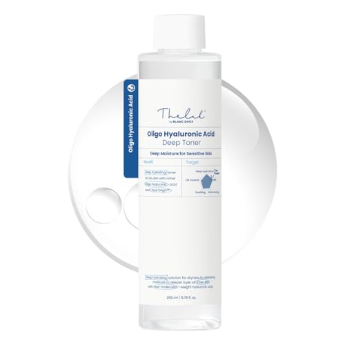 THE LAB by BLANC DOUX Oligo Hyaluronic Acid Deep Toner – Hydrating Toner for Sensitive Skin, pH Balance, Korean Skin Care, Alcohol-Free, Vegan Formula (6.76 Fl Oz) 6.76 Fl Oz (Pack of 1)