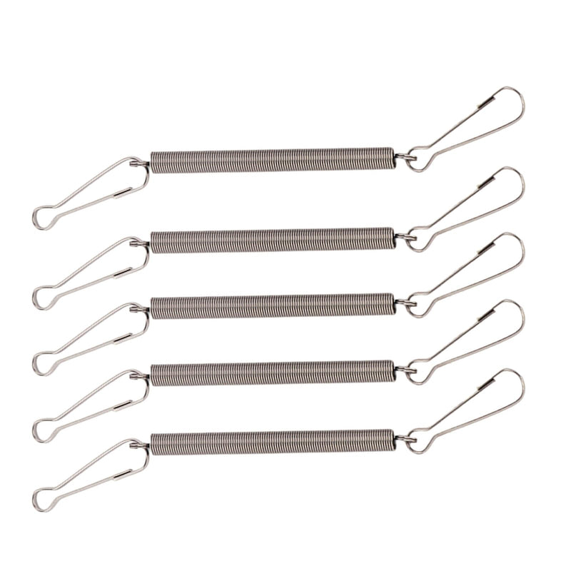 3.1in Spring with Clips Metal Springs 2 Clips Cage Accessories for Small Animal Hamster Guinea Pigs Water Dispenser Water Bottle Clip On Holder - BeesActive Australia