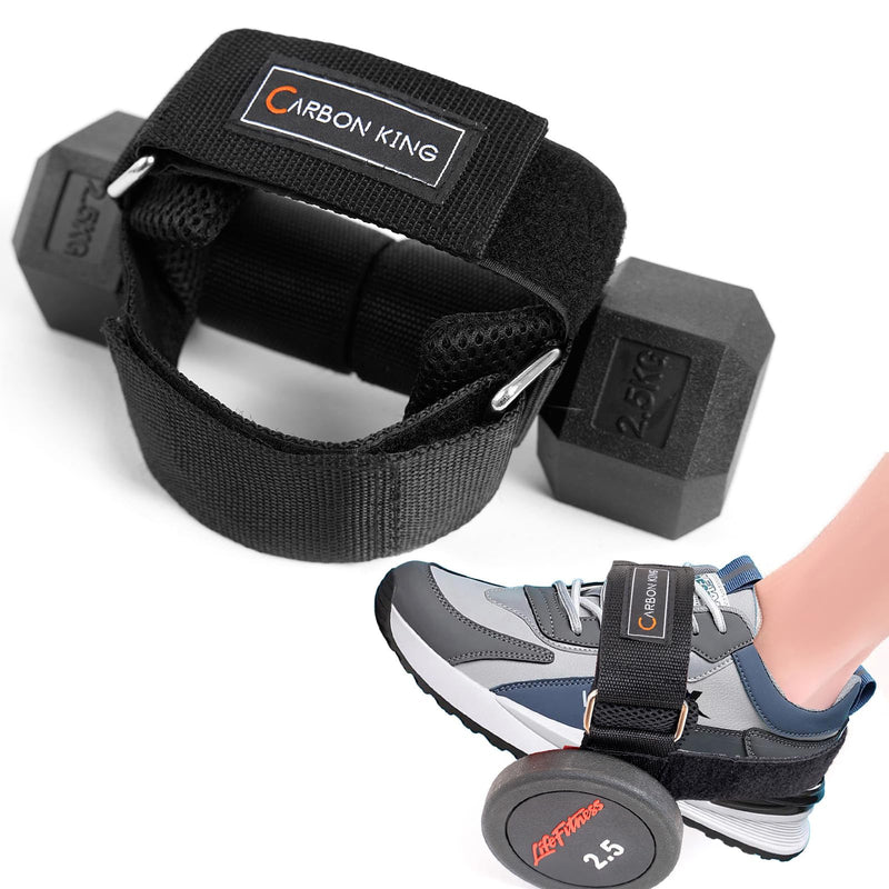 Feet Weight Lifting,Foot Dumbbell Attachment,Tibialis Trainer,Foot Weights for Exercise,Leg Lift Exercise Equipment Dumbbell Ankle Strap Upgraded-Black-1pc