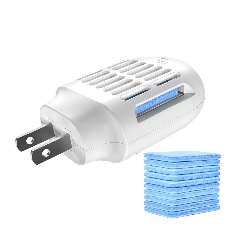 Mosquito Repeller,Mosquito Repellent Plug in Wall Outlet,Included 10 Pcs Refill,DEET-Free, Highly Effective for Home, Bedroom, Office, Kitchen,Camping, Travel White - BeesActive Australia
