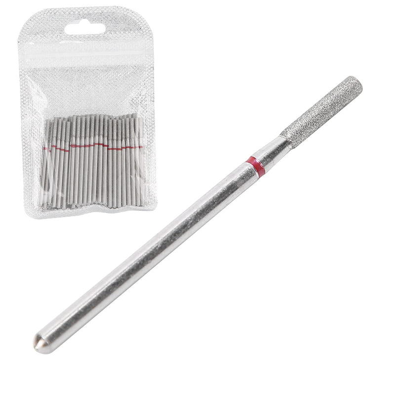 50Pcs Cuticle Bit, Carborundum Flat Head Nail Polishing Grinding Head, Dead Skin Removal Drill Bits for Beginners
