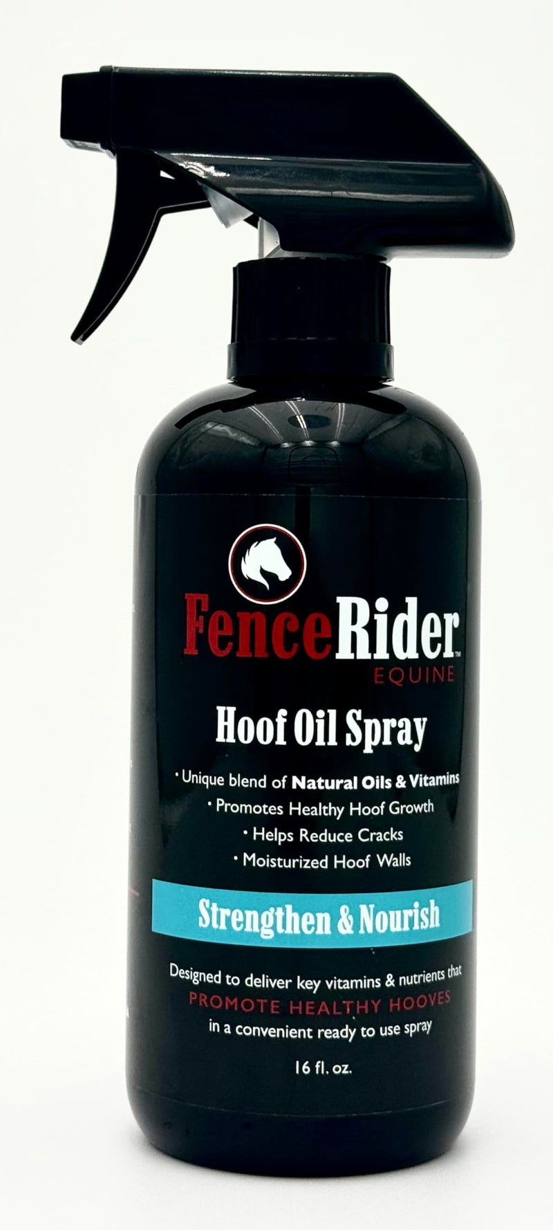 Fence Rider Hoof Oil Spray, Premium Blend of Natural Oils and Nutrients to Balance Hoof Moisture, While Working to Correct Cracks and Counteract Rot. 16 oz Ready to Use (16 oz) - BeesActive Australia