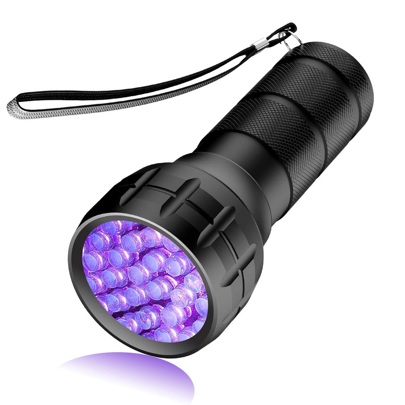COSOOS Black Light UV Flashlight, 21 LED Handheld UV Light, 395nm Mini Blacklight Flashlight, Portable Pet Urine Detector for Dog Cat Urine Stains, Bed Bugs, Scorpion, Resin Curing, Nails. - BeesActive Australia