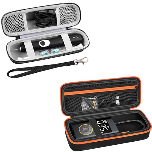 GWCASE Toothbrush Travel Case Compatible with Philips for Sonicare for ProtectiveClean/for Oral-B Pro Electric Toothbrush, Air Pump Case Box Compatible with Morpilot/for Aimery Tire Inflator