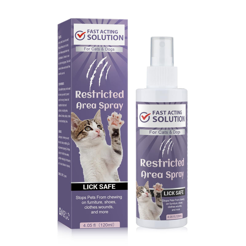 Cat Deterrent Spray. 120ML Cat Repellent Indoor for Cat and Kitten. Cat Scratch Furniture Protector. Effective Cat Repellent Spray for Furniture, Plants, Floors, Curtains, Sofas, Indoor & Outdoor Use. - BeesActive Australia