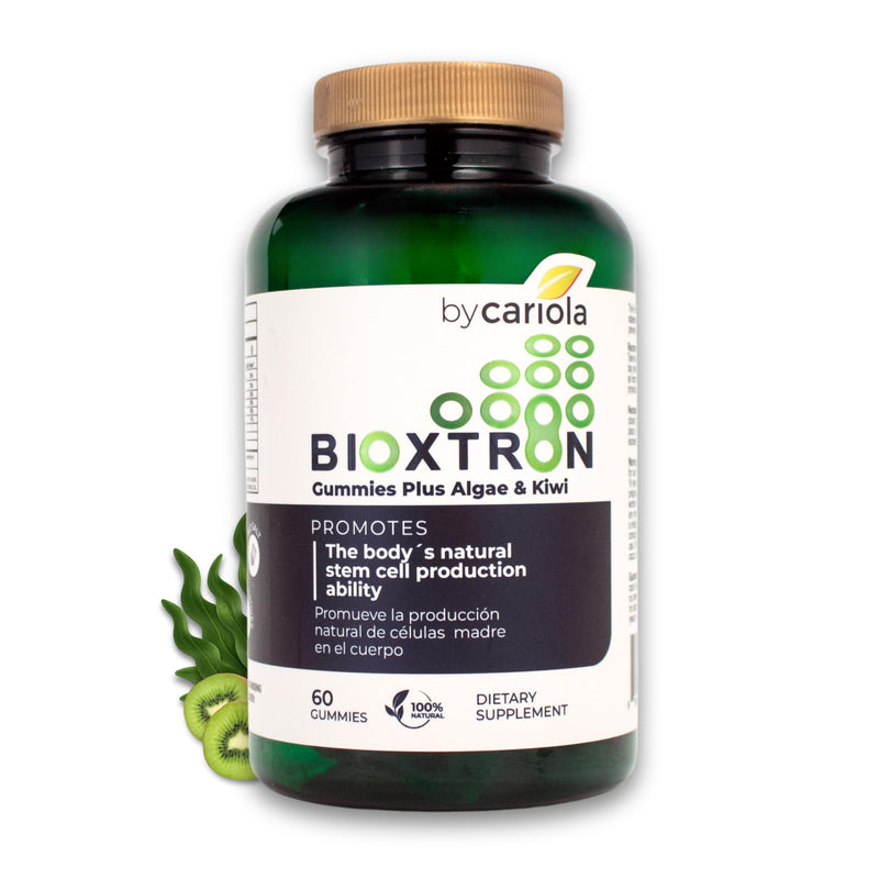 Bioxtron Natural Stem Cell Supplement Gummies - Spirulina, Vitamin B1, B2, B3, Magnesium - Supports Energy, Joint, Muscle, Immune Health - Stem Cell Regenerator - 60 Gummies (30 Servings) 60 Count (Pack of 1)