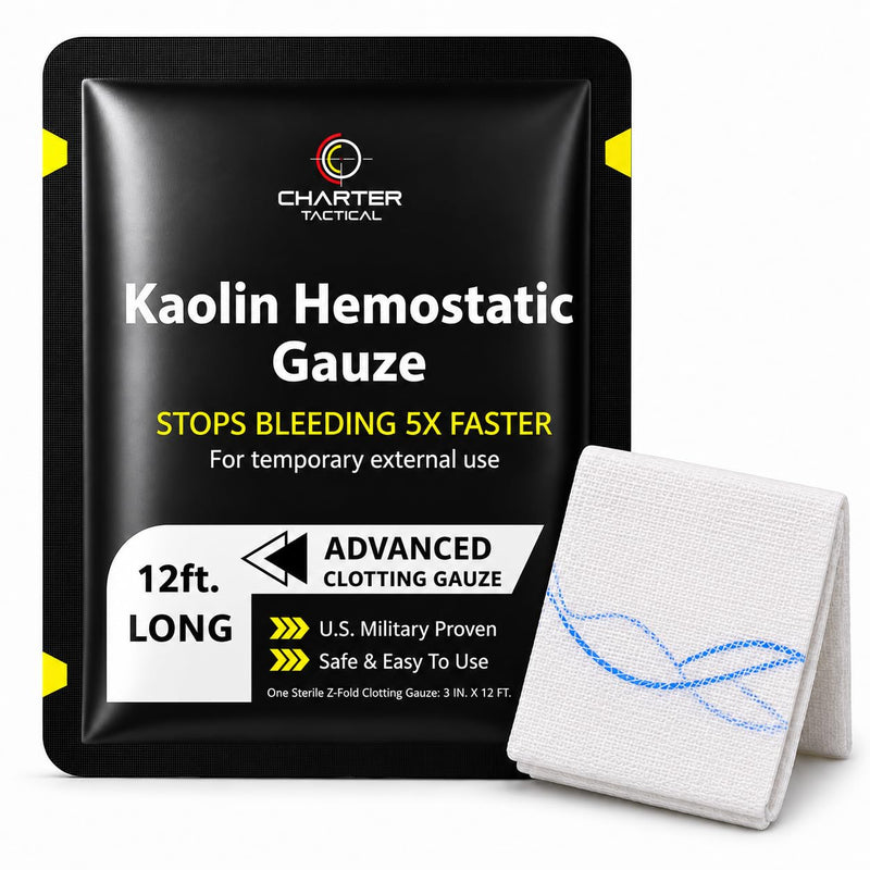 Advanced Koalin Hemostatic Gauze for Blood Clotting & Wound Packing - 1 PK Pack of 1