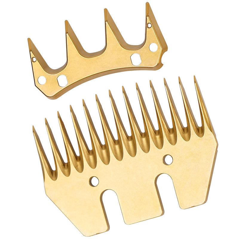 Sheep Shears Blades Sheep Clippers Replacement Blades for Electric Wool Comb Cutter Clipper Scissors Blade for Sheep Alpacas Goats and More (Straight 13-Tooth) Straight 13-tooth - BeesActive Australia