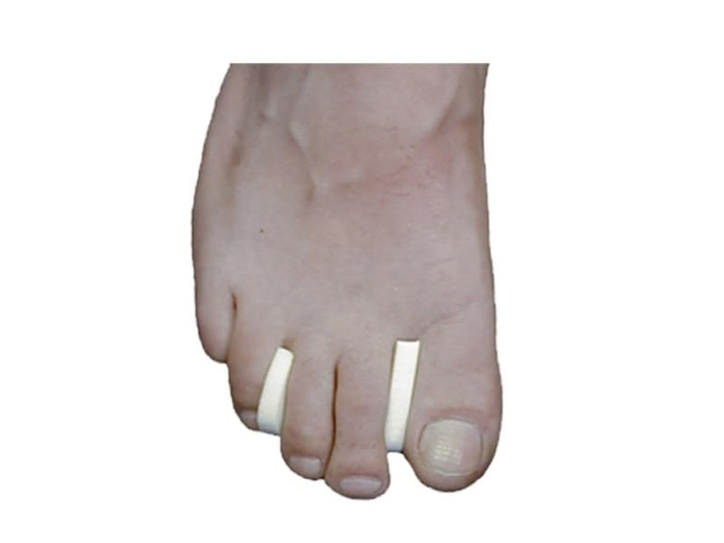 Dr. Jill's Foot Pads, YJ44-9070, Toe Separator Pad 1/4" Foam (50 Pack) with Tail