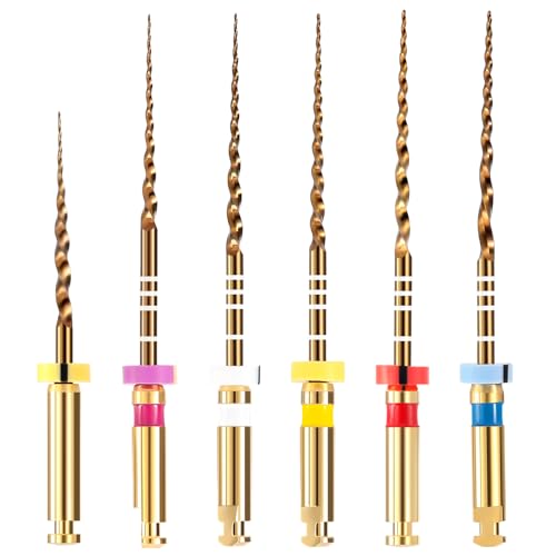 JMU 6 Pcs PT-G Niti Rotary Files, SX 19mm, S1, S2, F1, F2, F3 25mm SX (25mm) 1