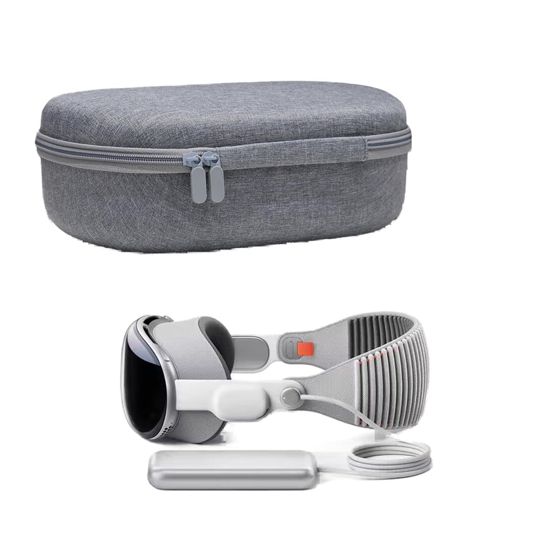 Travel Carrying Case Compatible with Vision Pro,Built-in Larger Storage,Shockproof Anti-Scratch Dual-Layer Oxford Protective Portable Case - BeesActive Australia