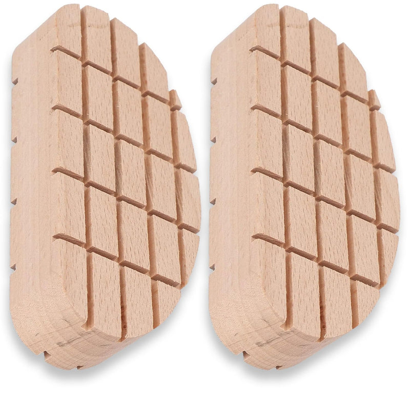 2Pcs Cow Hoof Cattle Horses Hoof Pads Wooden Hoof Mat Easy to Paste Breathable Protection for Lameness Treatment Block Used by Dairy Famers - BeesActive Australia