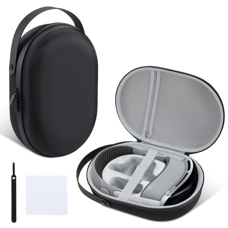 KANG YU Hard Carrying Case Compatible with Apple Vision Pro,Large Capacity Storage Travel Home Bag Waterproof Shockproof Portable Bag for VR Headset Controllers Accessories - BeesActive Australia