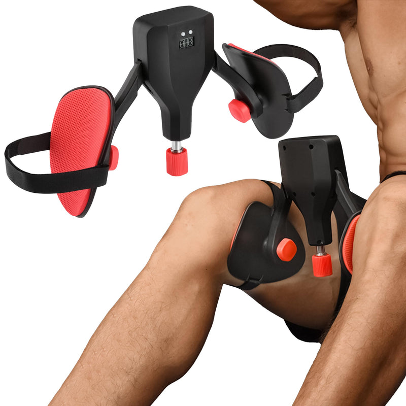 Thigh Master Max Drag 80Lb,Black Exercise Equipment Pelvic Floor Muscle Strengthening Trainer,Fitness Workout Machine Inner Thigh Exerciser for Pelvic,Glute,Leg,Back Gift for Men Women Black