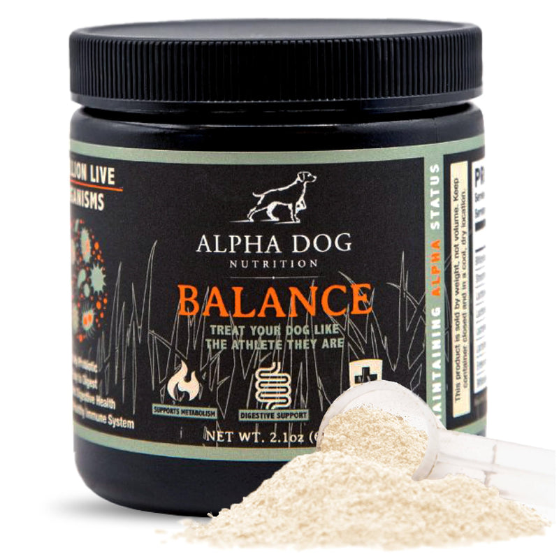 Balance Probiotic Blend for Dogs by Alpha Dog Nutrition - PawsPlanet Australia