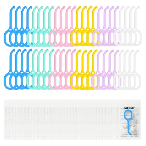 EAEDMY 48PCS Individually Packaged Aligner Removal Tool for Invisible Removable Braces Retainers and Dentures, Personal Orthodontic Solution Accessories (48pcs)