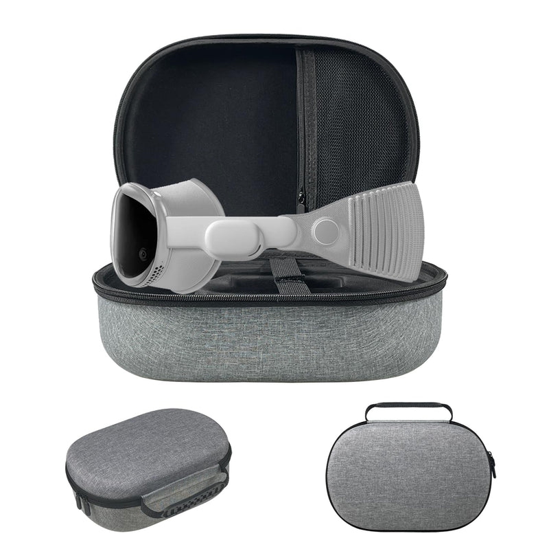 DDgro Apple Vision Pro Carrying Case - Ultimate Travel Solution for Your VR Headset (Grey) Grey - BeesActive Australia
