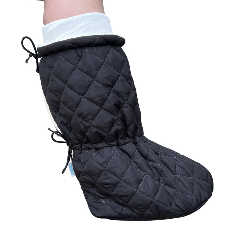 Leg Cast Cover - Windproof Cast Toe Sock - Warm Plaster Stocking Protective for Outdoor & Indoor Use, Non-slip Below The Knee Leg Cast Protector (L) Large - BeesActive Australia