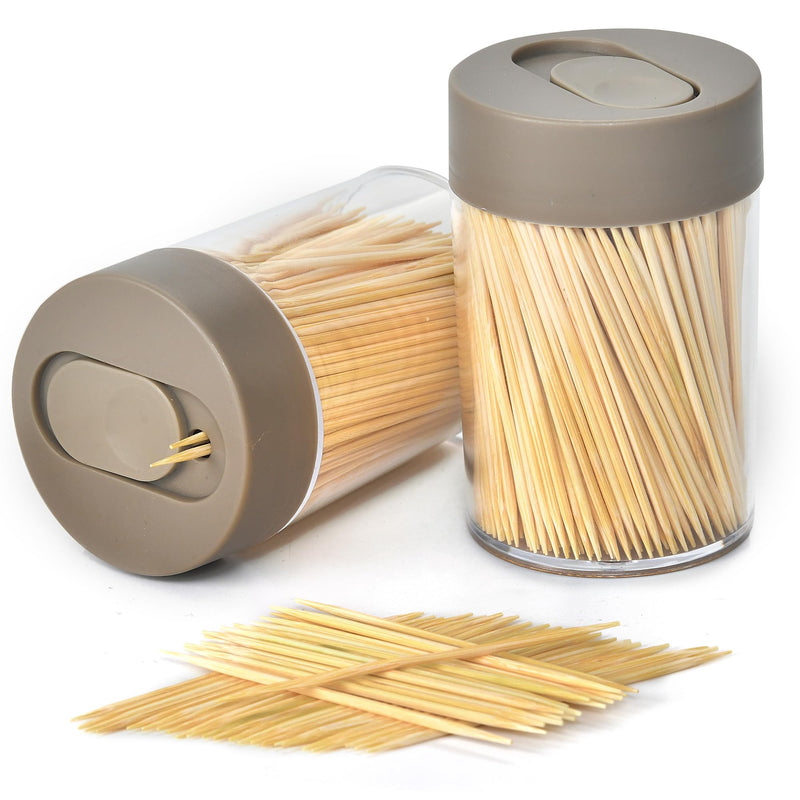 [1000 Count] Toothicks Wood Round Single-Point Toothicks, YQ-1000 - BeesActive Australia