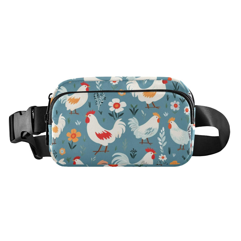 Fanny Pack for Women Men, Cute Chicken Belt Bag Waist Pack Crossbody Bag Bum Bag with Adjustable Strap