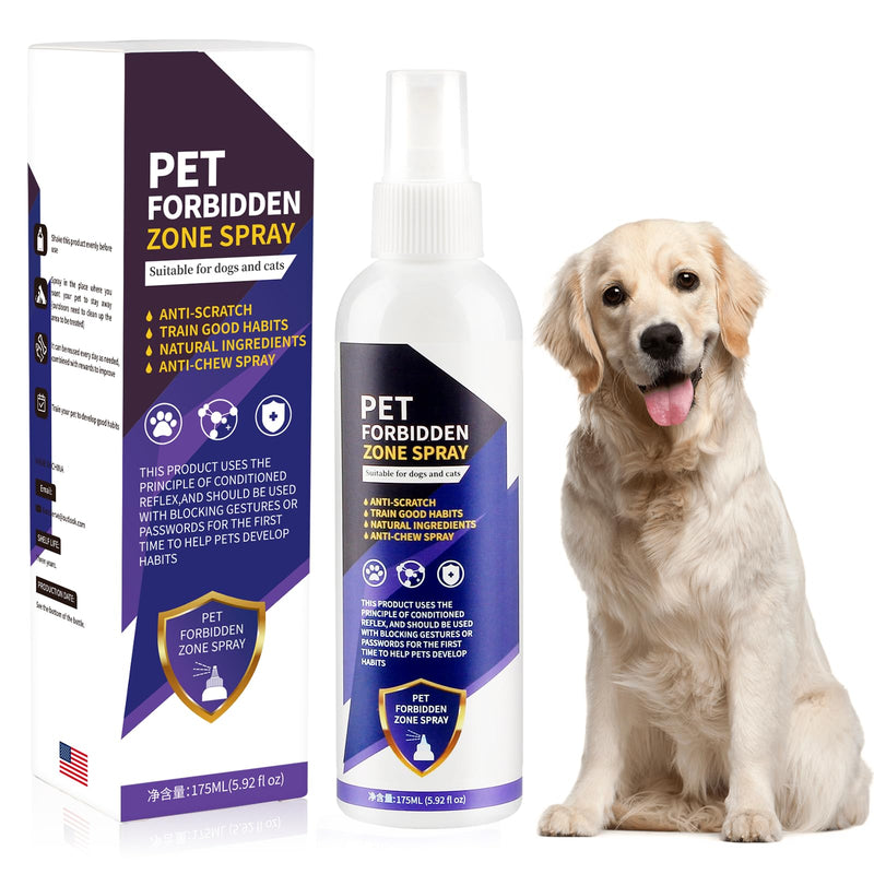 No Chew Spray for Dogs. 175ML Bitter Apple Spray for Dogs to Stop Chewing. Effective Anti Scratch Furniture Protector. Anti Chew Spray for Dogs Puppies. Alcohol Free & Non-Toxic, Indoor & Outdoor Use - BeesActive Australia