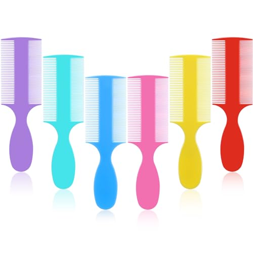 6 Pcs Baby Double Sided Fine Teeth Comb Dandruff
