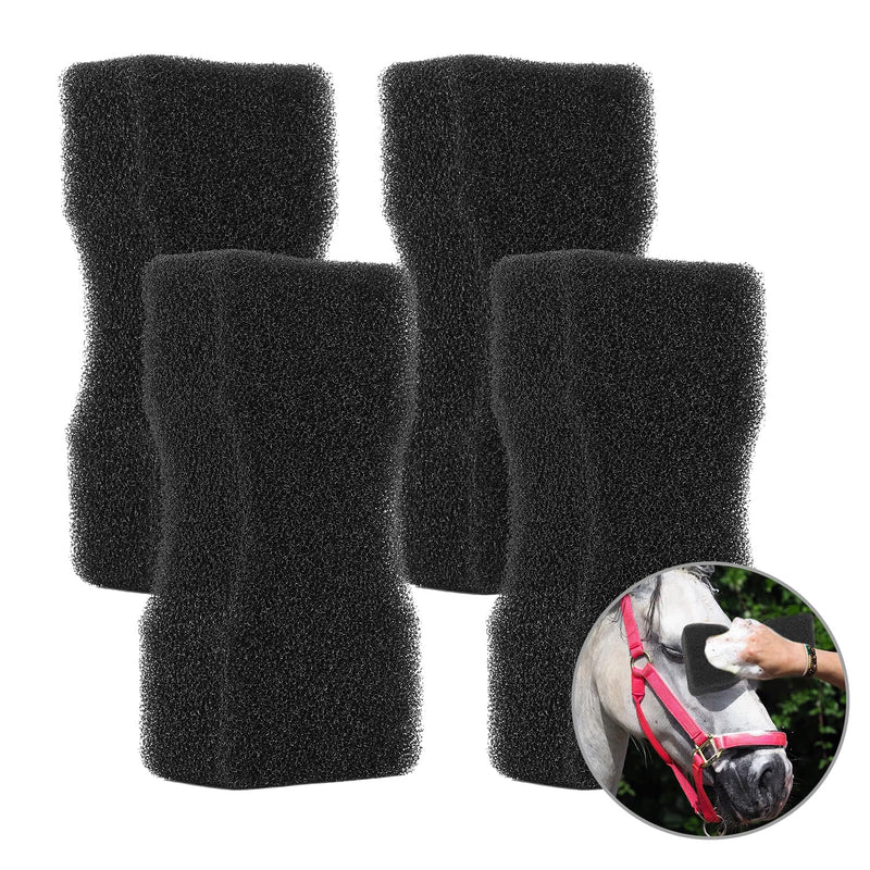 4 PCS Horse Groomer Sponge Scrubber, Horse Massager Tool, Horse Grooming Kit, Sponge Brush Kit for Horse Cleaning, Washing, Bathing - BeesActive Australia
