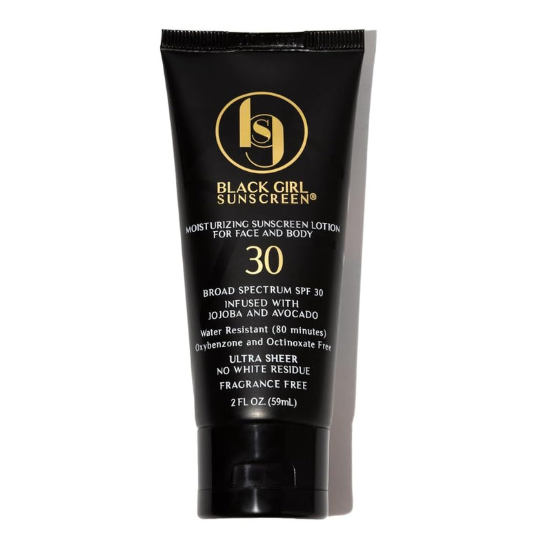 Face & Body Moisturizing Sunscreen Lotion SPF 30, No White-Residue for Melanin Rich Skin (2 Fl. Oz.) SPF-30-2oz - BeesActive Australia