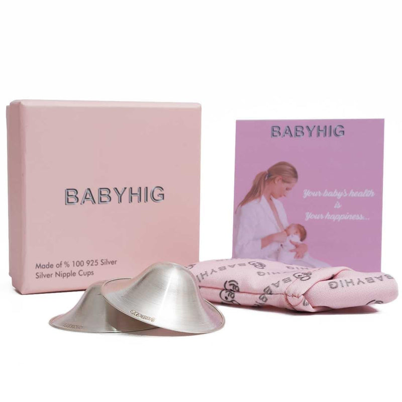 The Orginal Silver Nursing Cups – Silver Nipple Shields for Breastfeeding - Nipple Guards Protector for Breastfeeding - Nipple Shields for Nursing Newborn – Nickel Free – 925 Silver - BeesActive Australia