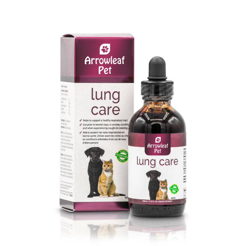 Lung Care by NaturPet Inc for Cats and Dogs | Respiratory Support for Pets with Breathing Issues | 100mL Herbal Tincture
