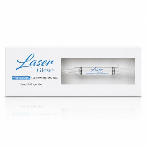 Professional Teeth Whitening Gel 35% Hydrogen Peroxide – LaserGlow Low-Sensitivity Enamel-Safe Formula | 1.2mL Precision Syringe | for Dentists, Medspas & Whitening Technicians