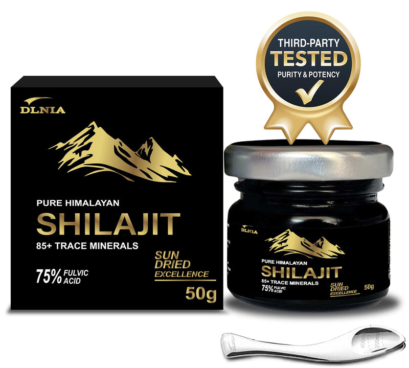 Authentic Shilajit Pure Himalayan Organic Shilajit Resin Supplement- Gold+ Grade with 85+ Trace Minerals with 75% Fulvic Acid, Overall Energy & Immune Support, Pure Shilajit for Men & Women, 50g Taste Enhanced 50 Gram (Pack of 1) - BeesActive Australia