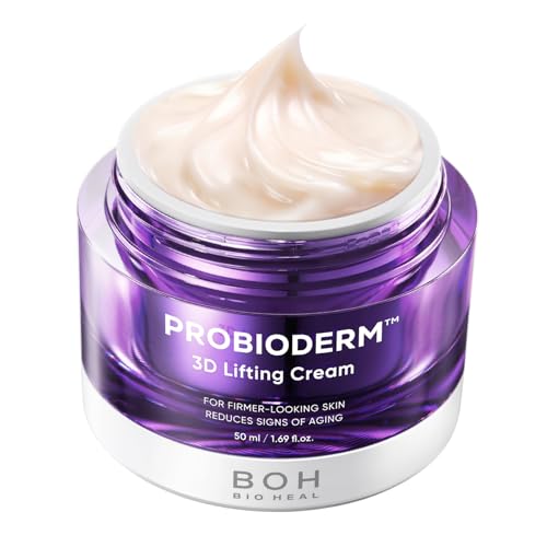 [Cardi B's Pick] BIO HEAL BOH Probioderm 3D Lifting Cream 1.69 fl oz - Advanced Korean Facial Night Cream with 17-Peptide Complex & Probioderm for Face & Neck, Butter-Rich Texture for Perfect Slugging 1. FACE CREAM
