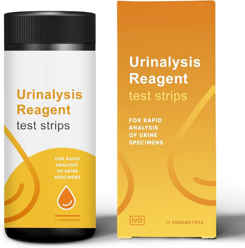 100 PCS UTI test strips - 11 in 1 Urine Test Strips for Women & Men - Easy to Use for Quick & Accurate Results, Urine Test Strips at Home UTI Test, Leukocytes, Nitrite, PH, etc | Easy to Read Results - BeesActive Australia