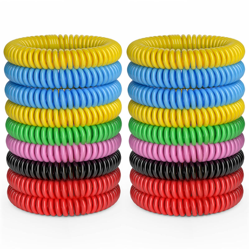 Mosquito Bracelets, 48 Pack Individually Wrapped Mosquito Bands for Adult Kids, DEET Free, Natural and Waterproof Wristband - BeesActive Australia
