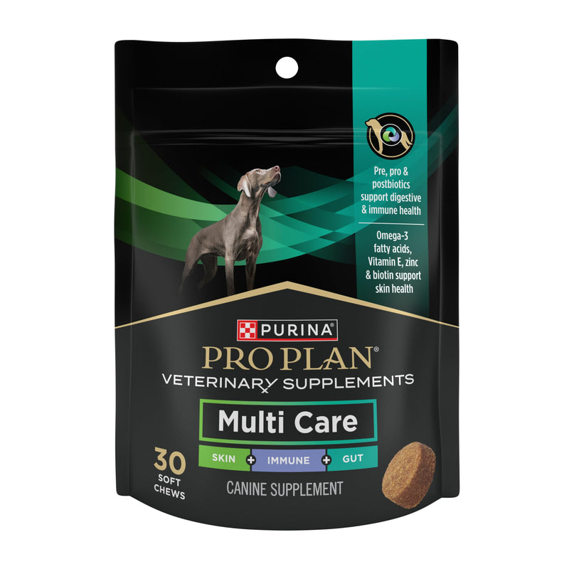 Purina Pro Plan Veterinary Supplements Multi Care Dog Supplements - 30 ct. Pouch 30 Chews (1 Pack)
