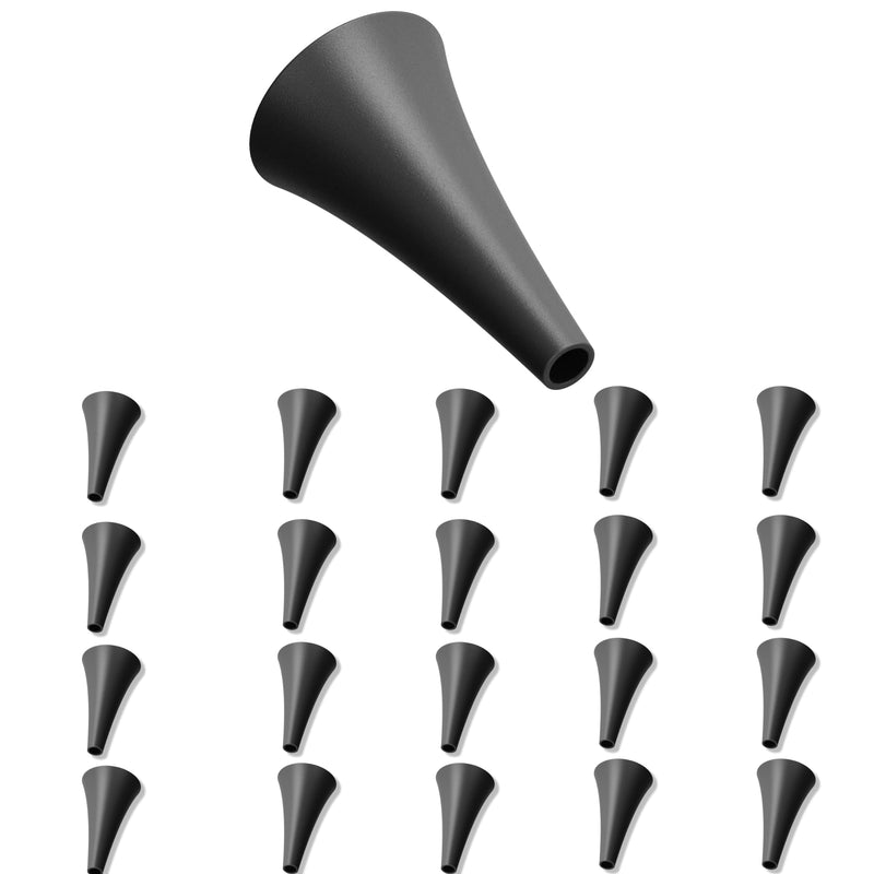 20-Piece Speculum Set for Use with MOBI Smart Bluetooth Otoscope - Professional Grade Accessories for Ear, Nose, and Throat Examination, Black - BeesActive Australia