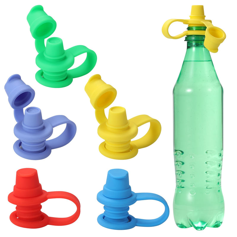 No Spill Silicone Bottles Top Spout for Toddlers Kids and Adults, Protects Kids Mouth, BPA Free (Upgraded) - BeesActive Australia