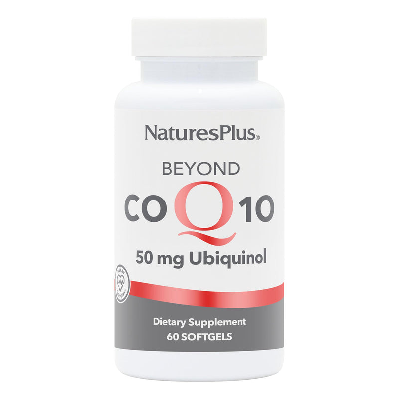 NaturesPlus Beyond CoQ10 50 mg - 60 Softgels - Provides High-Strength Ubiquinol - Supports Overall Well-Being - 60 Servings 60 Count (Pack of 1)