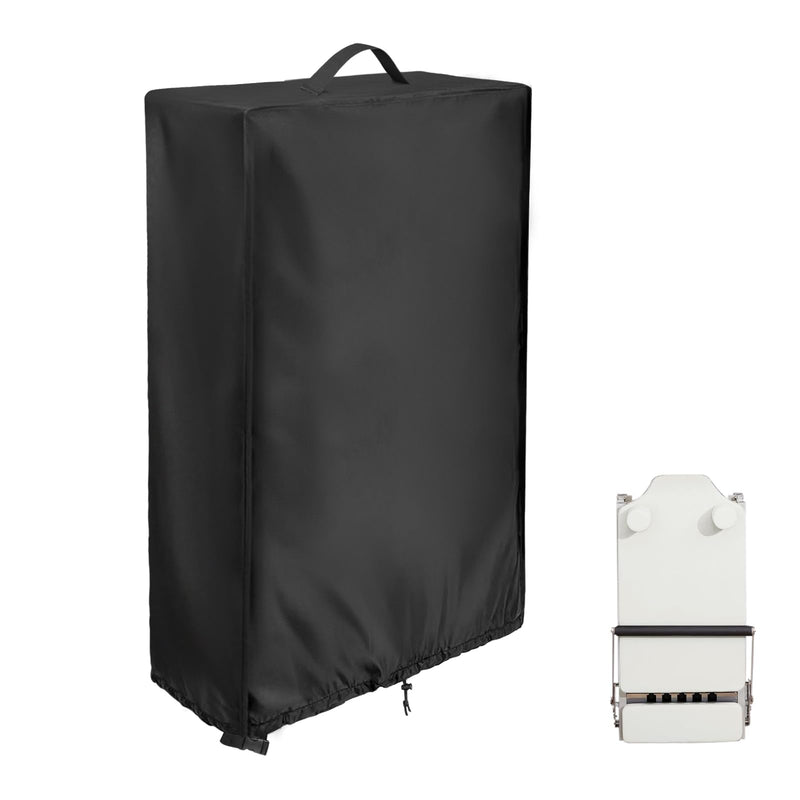Cover for Pilates Reformer,Waterproof Dustproof Reformer Pilates Machine Cover,420D Foldable Pilates Reformer Machine Cover with Windproof Drawstring for Home Gym Indoor-25 L x 15" W x 45" H