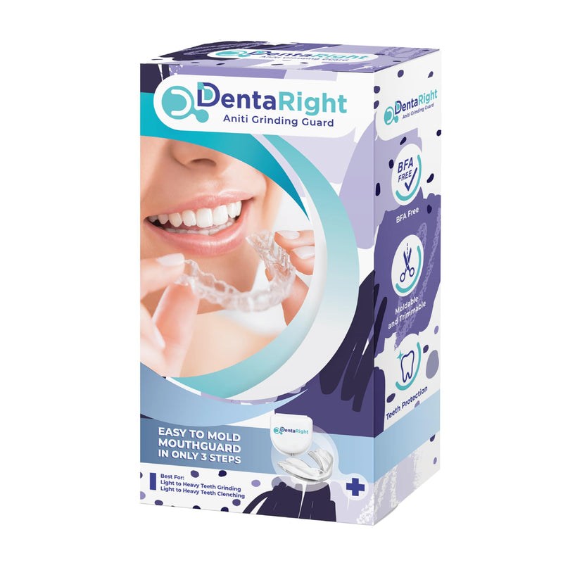 Dental Mouthguard for Bruxism, Teeth Grinding and Clenching, Pack of 6 in 3 Different Sizes Moldable, Trimmable Premium Quality Dental Night Guard for Teeth Grinding and Stops Bruxism - BeesActive Australia