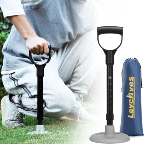 Mobility Aids Tool, Standing Aids Supports, 6 Size Adjustable Device to Help Get Up from Floor, Lift Assist for Elderly 600Lbs Weight Capacity Black Stand Aid