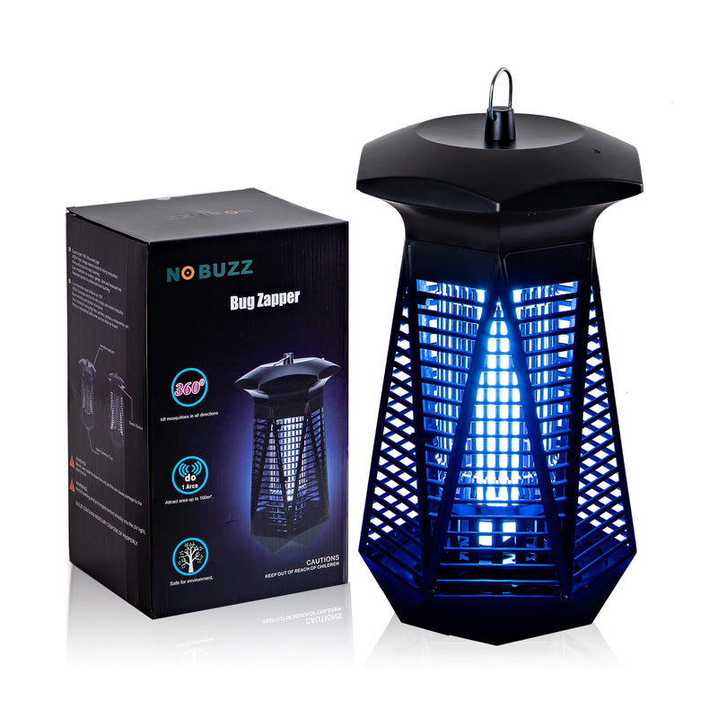 Bug Zapper Outdoor Indoor, 4200V 18W Electric Mosquito Zapper, Fly Traps, Fly Zapper, IPX6 Waterproof Mosquito Killer for Home Patio Office Courtyard - BeesActive Australia