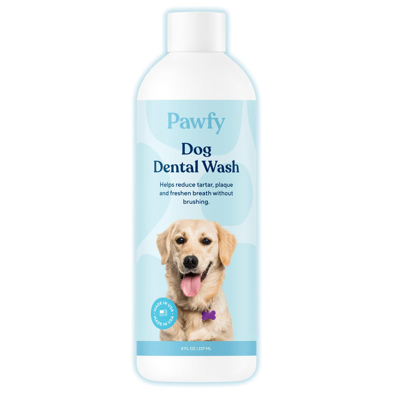 Pawfy Dog Breath Freshener with Specialized Dental Care Formula | Dog Teeth Cleaning & Mouthwash | Helps Freshen Dogs Breath with Easy Water Additive | Supports Plaque and Tartar Control - BeesActive Australia