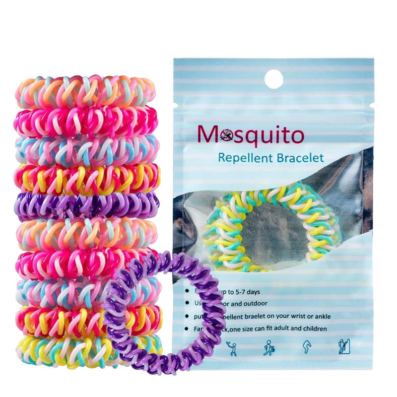 Mosquito Repellent Bracelets 12 Pack, Individually Wrapped Mosquito Repellent Bands, DEET Free Bug Insect Mosquito Wristbands Safe for Adults and Kids - BeesActive Australia