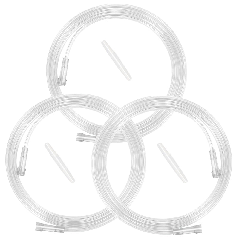 Generic 5 Foot High Flow Oxygen Tube Extension - Transparent, Crush Resistant, PVC, Pack of 3 Tubes 3PCS Oxygen Extension Tubing-5 Ft - BeesActive Australia