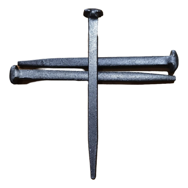 3 with iron nails jesus Crucifixion Flat Head Nail， Passion of Jesus Christ Crucifixion Nail Large Metal Cross Replica nine inch nails square handmade钉 - BeesActive Australia