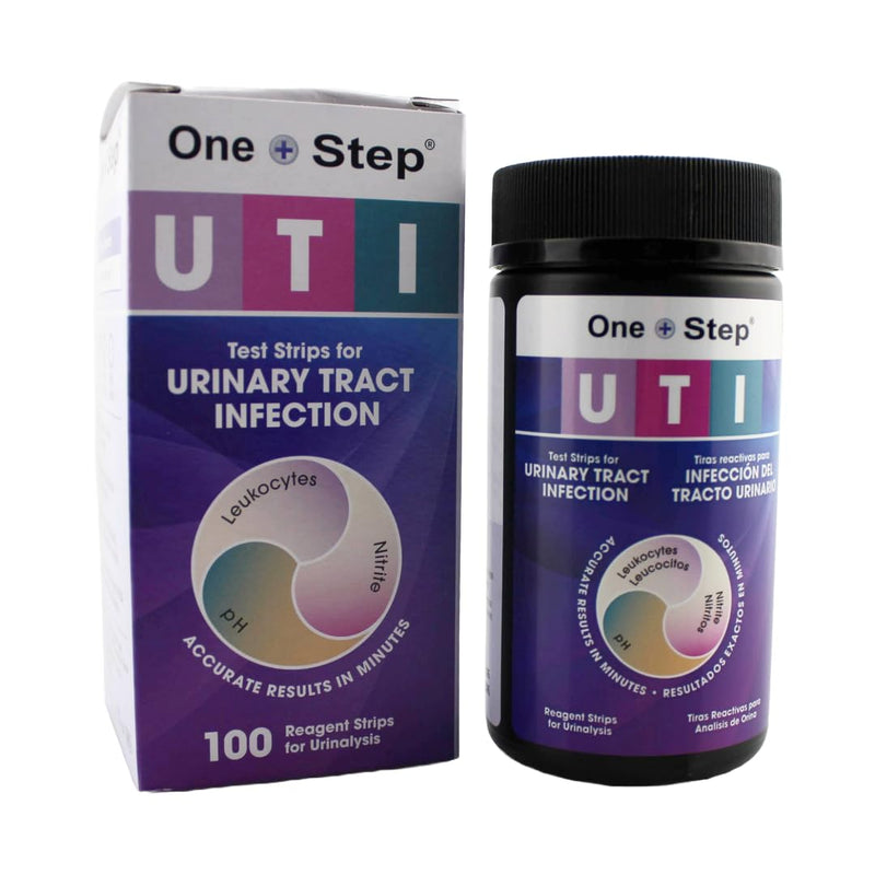 One Step UTI Test Strips, 100 Strip Tub, 3-in-1 Parameter Tests for Women, Men & Kids, Urinalysis Urine Test Strip for UTI and Bladder, at Home Urinary Tract Infection Test Kit - BeesActive Australia
