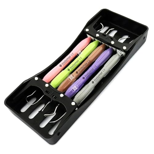 Silicone Handle Dental Composite Filling Instruments Kit 5pcs